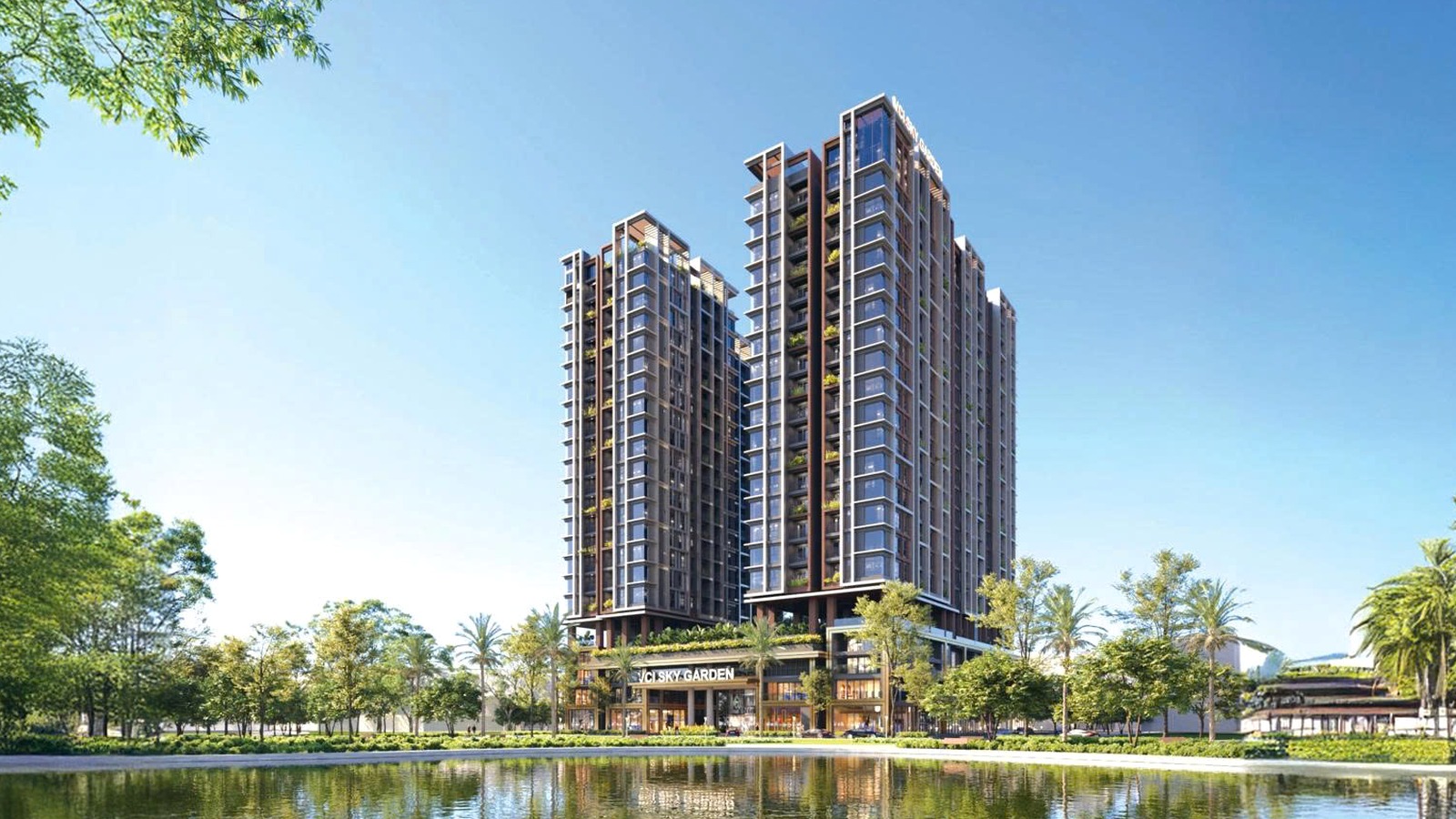 Phối cảnh dự án EDEN PARK bên mặt nước